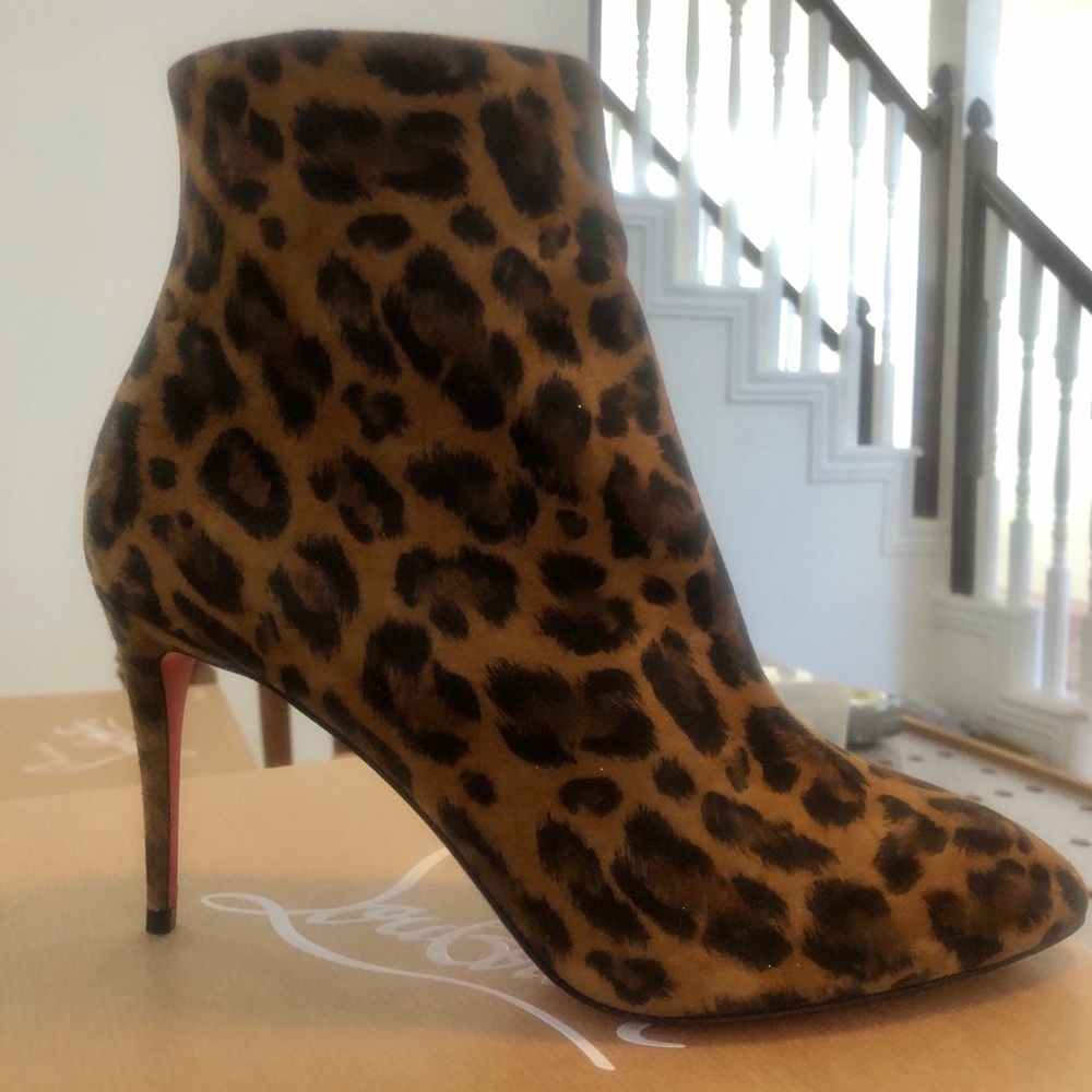 Christian Louboutin Eloise Leopard Booties